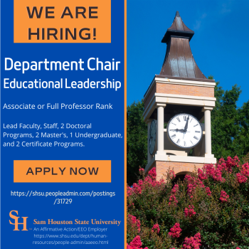 Department Chair Educational Leadership